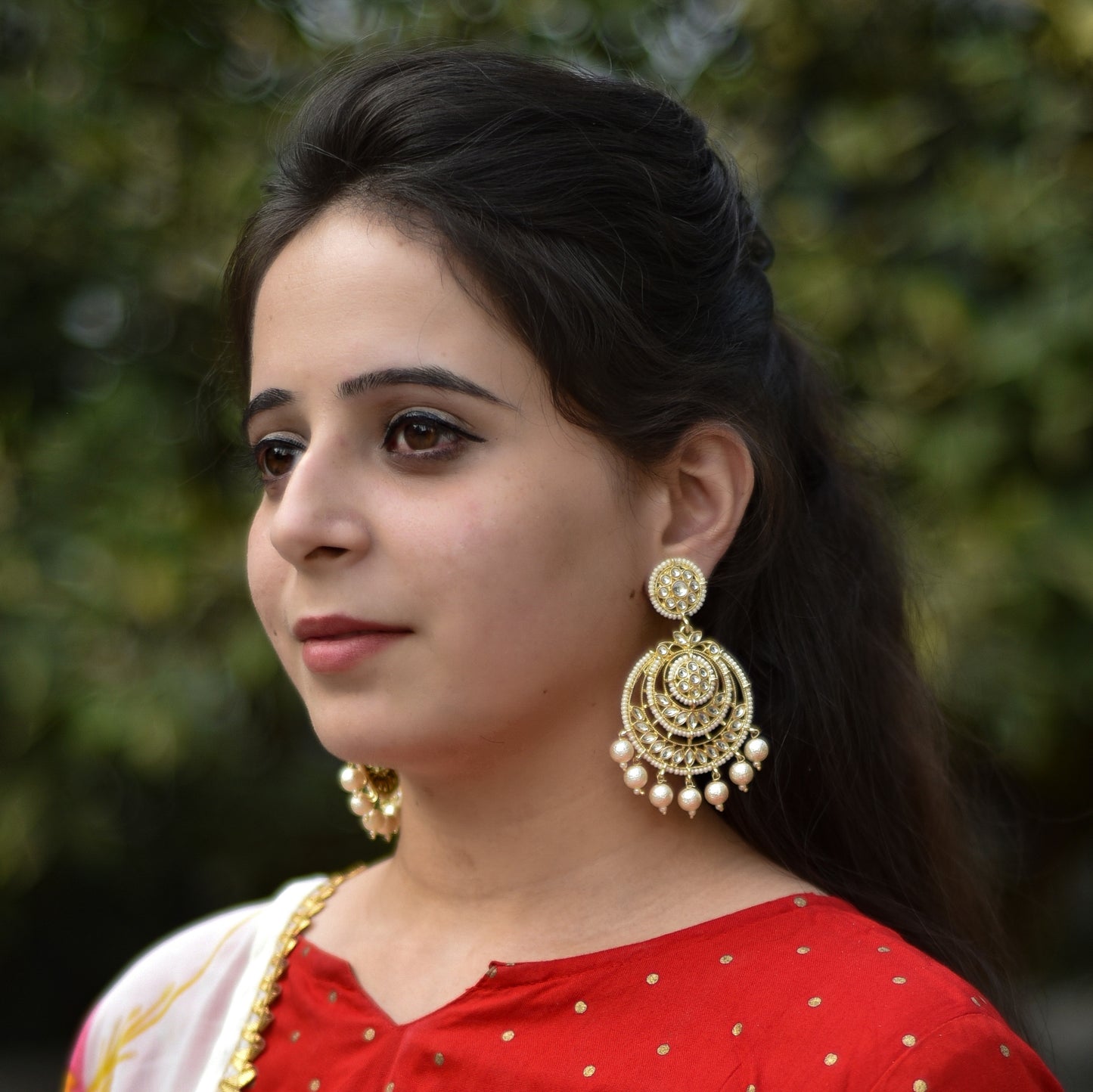 Sheekay Kundan Chandbali