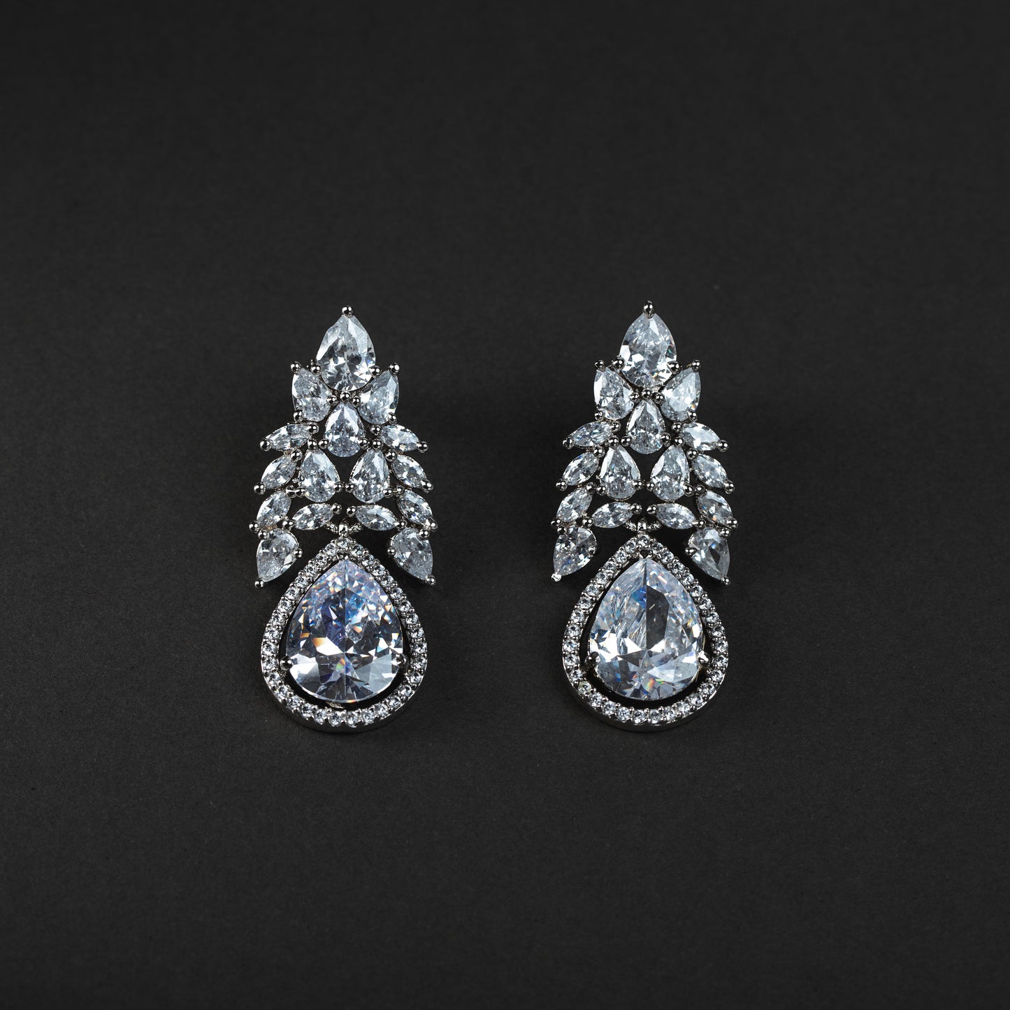 Dewdrop CZ Drop Earrings