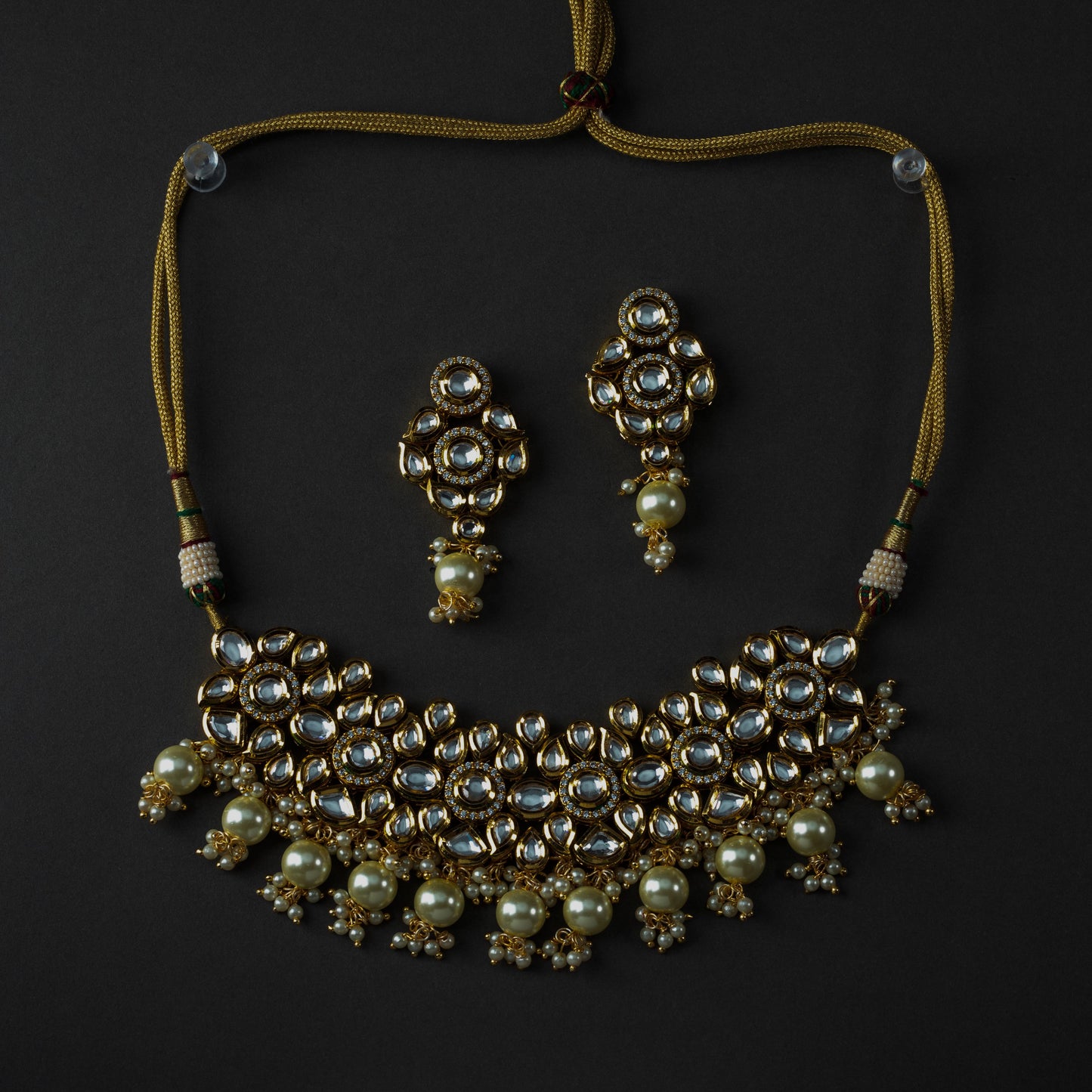 Tanisha Kundan Necklace Set
