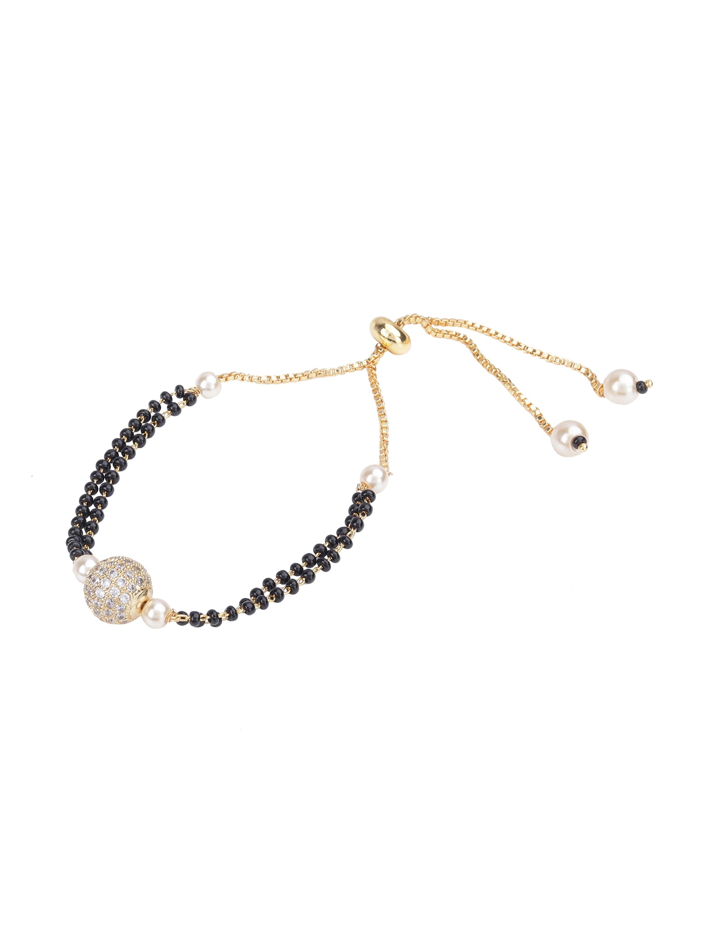 CZ Ball Mangalsutra Bracelet