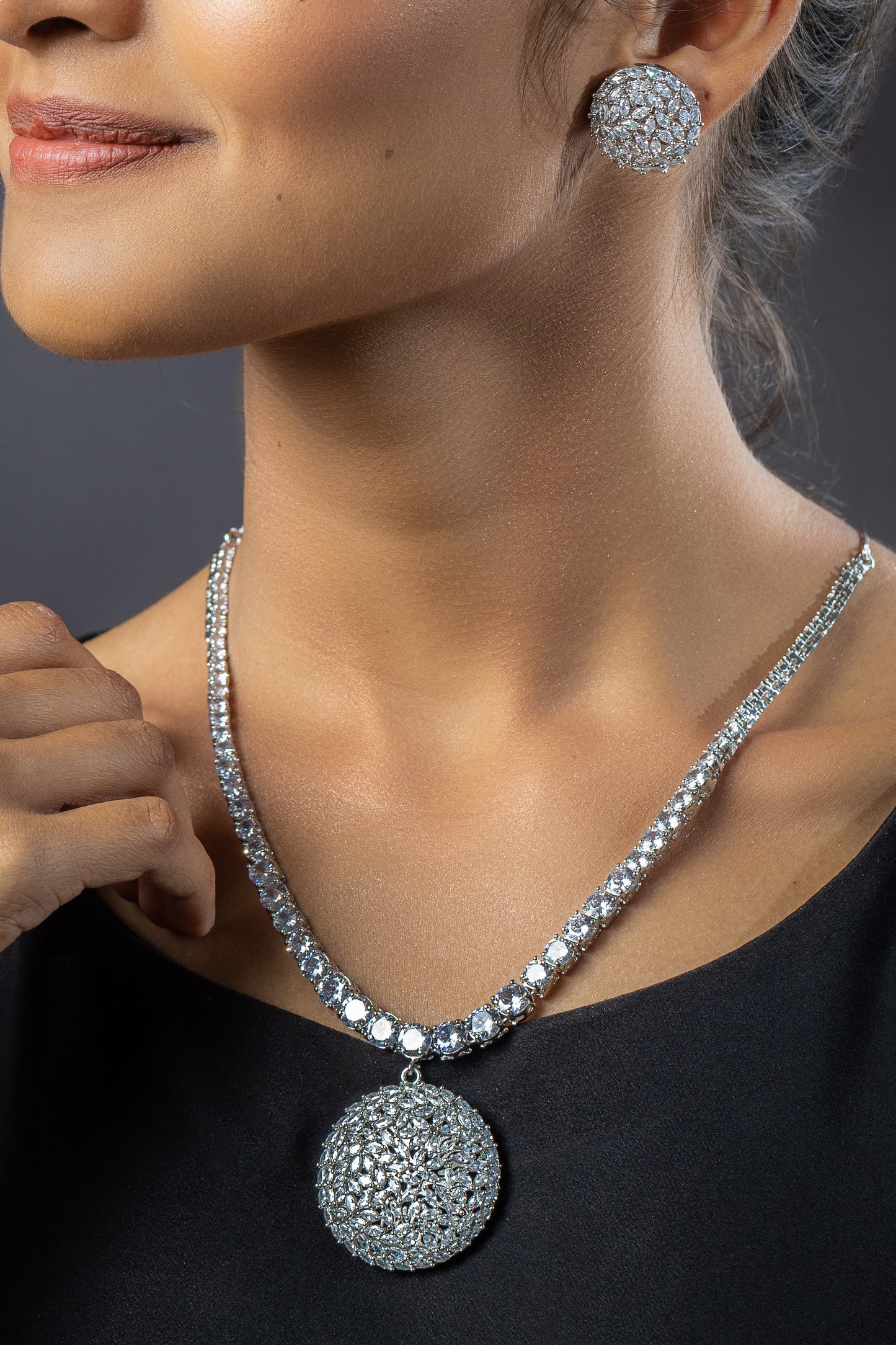 Arya CZ Necklace Set