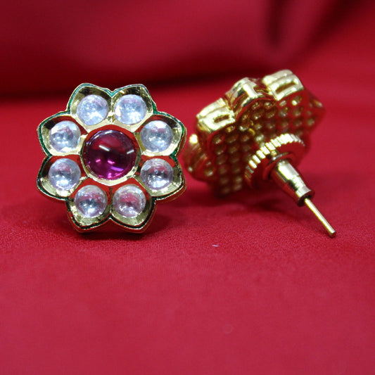 Jasmine Kundan Studs