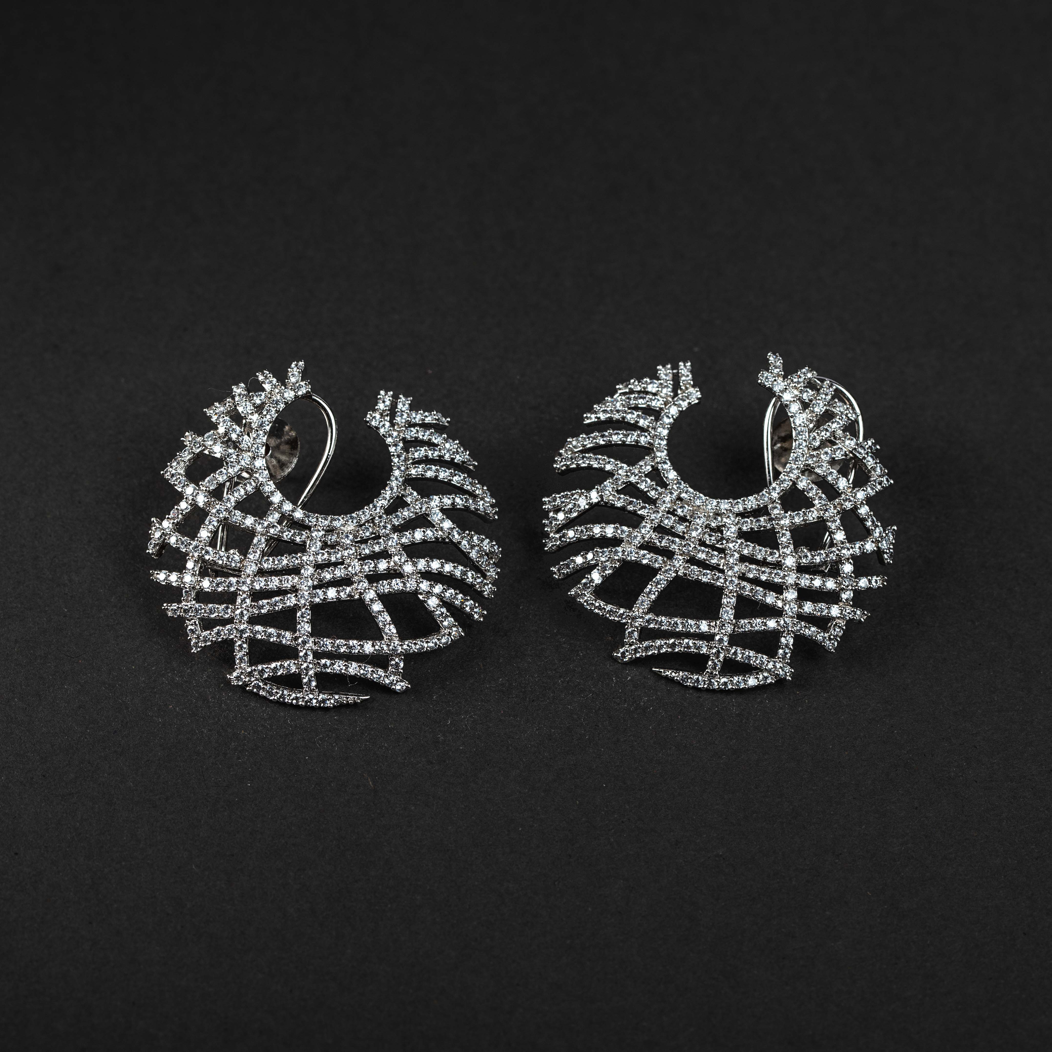 Tarang CZ Earrings – Anasuya Jewels