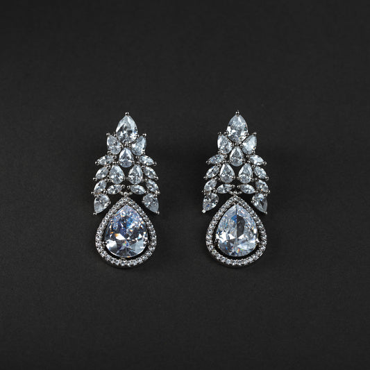 Dewdrop CZ Drop Earrings