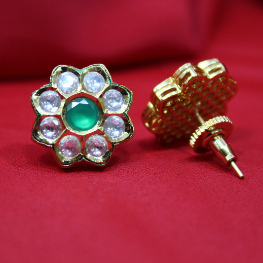 Jasmine Kundan Studs