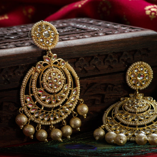 Sheekay Kundan Chandbali