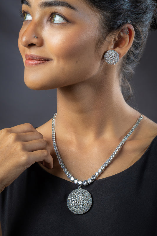 Arya CZ Necklace Set